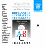 Englische, Australische & Neuseeländische Sänger